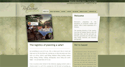Desktop Screenshot of botswanafootprints.com